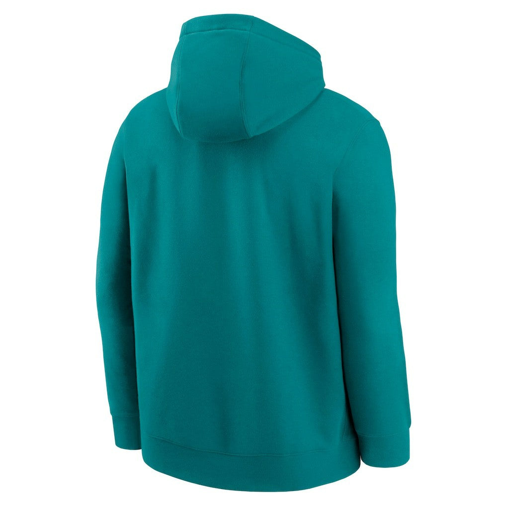 Miami Dolphins Rewind Club Logo Pullover Hoodie Aqua | Nike for Sale