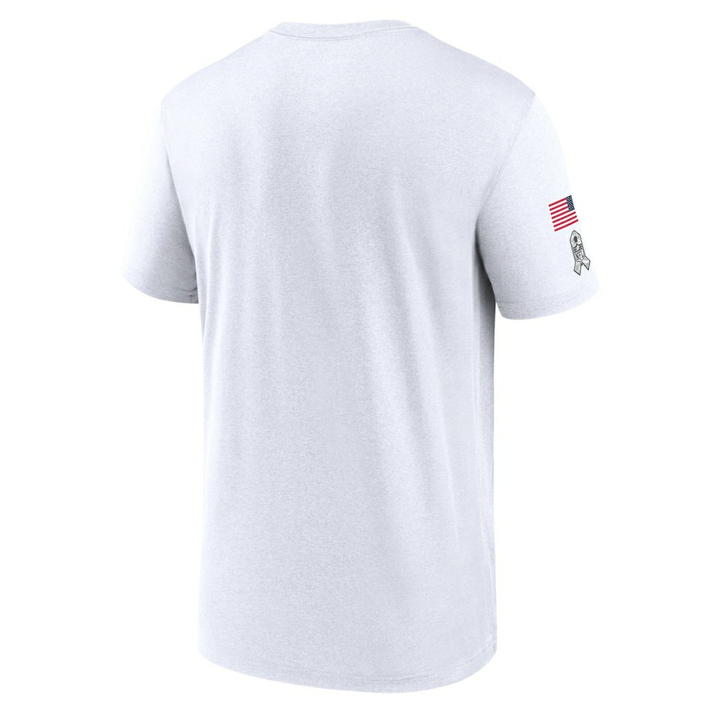 Cleveland Browns 2024 Salute To Service Legend Performance T-Shirt White | Nike for Sale