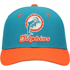 Miami Dolphins Youth All In 2.0 Adjustable Hat Aqua | Mitchell & Ness