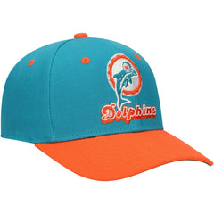 Miami Dolphins Youth All In 2.0 Adjustable Hat Aqua | Mitchell & Ness