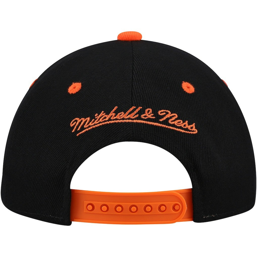 Cincinnati Bengals Youth All In 2.0 Adjustable Hat Black | Mitchell & Ness