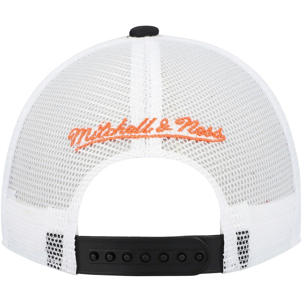Cincinnati Bengals Youth Stripe Trucker Adjustable Hat Black | Mitchell & Ness