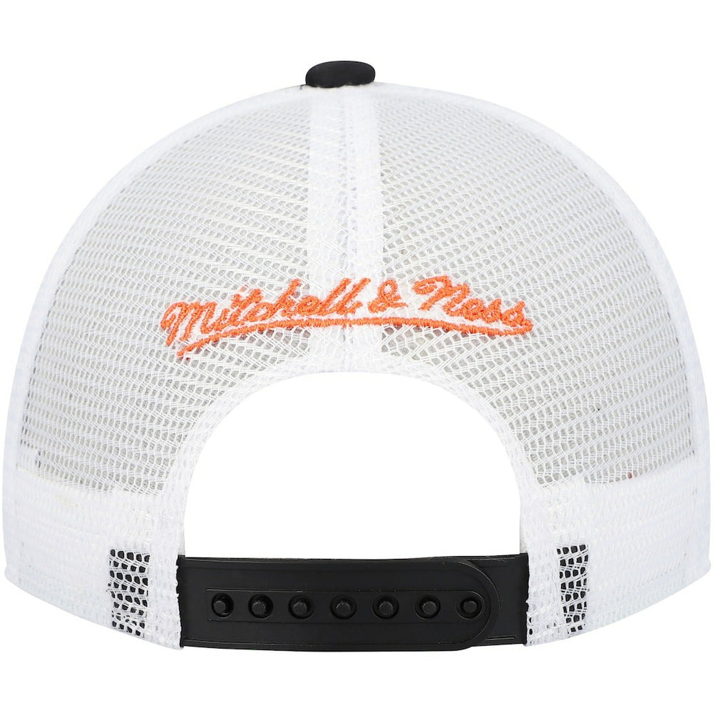 Cincinnati Bengals Youth Stripe Trucker Adjustable Hat Black | Mitchell & Ness