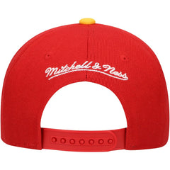 Kansas City Chiefs Youth Team Two-Tone Snapback Hat Red | Mitchell & Ness