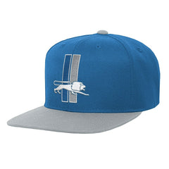 Detroit Lions Youth Team Two-Tone Snapback Hat Blue | Mitchell & Ness