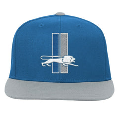 Detroit Lions Youth Team Two-Tone Snapback Hat Blue | Mitchell & Ness