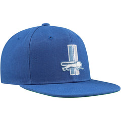 Detroit Lions Youth Gridiron Classics Ground Snapback Hat Blue | Mitchell & Ness