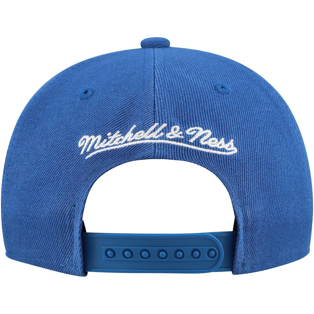 Detroit Lions Youth Gridiron Classics Ground Snapback Hat Blue | Mitchell & Ness