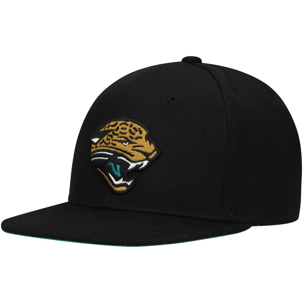 Jacksonville Jaguars Youth Gridiron Classics Ground Snapback Hat Black | Mitchell & Ness