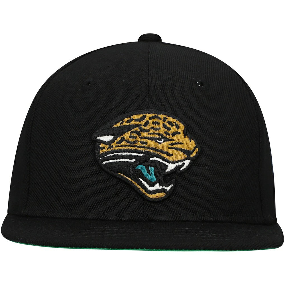 Jacksonville Jaguars Youth Gridiron Classics Ground Snapback Hat Black | Mitchell & Ness