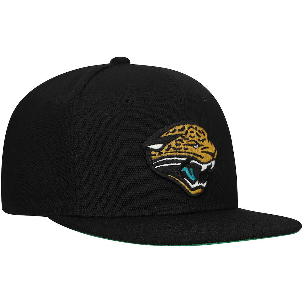 Jacksonville Jaguars Youth Gridiron Classics Ground Snapback Hat Black | Mitchell & Ness