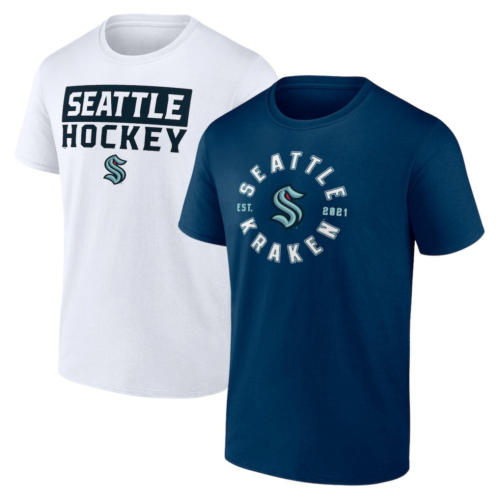 Seattle Kraken Fanatics Big & Tall 2-Pack T-Shirt Set - NHL