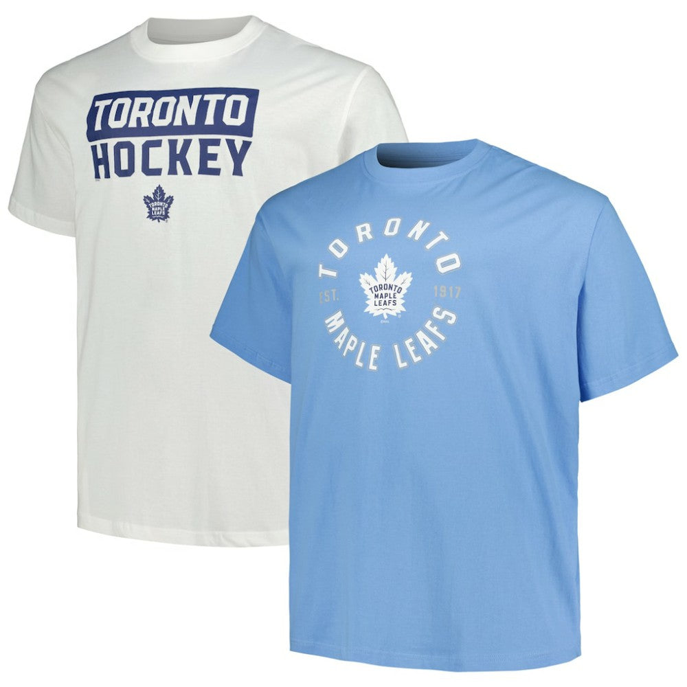 Toronto Maple Leafs Fanatics Big & Tall 2-Pack T-Shirt Set - NHL