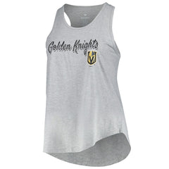 Vegas Golden Knights Fanatics Women's Plus Size Racerback Tank Top - Heather Gray - NHL
