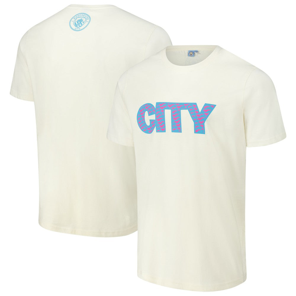 Manchester City Logo T-Shirt Cream - FIFA World CUP