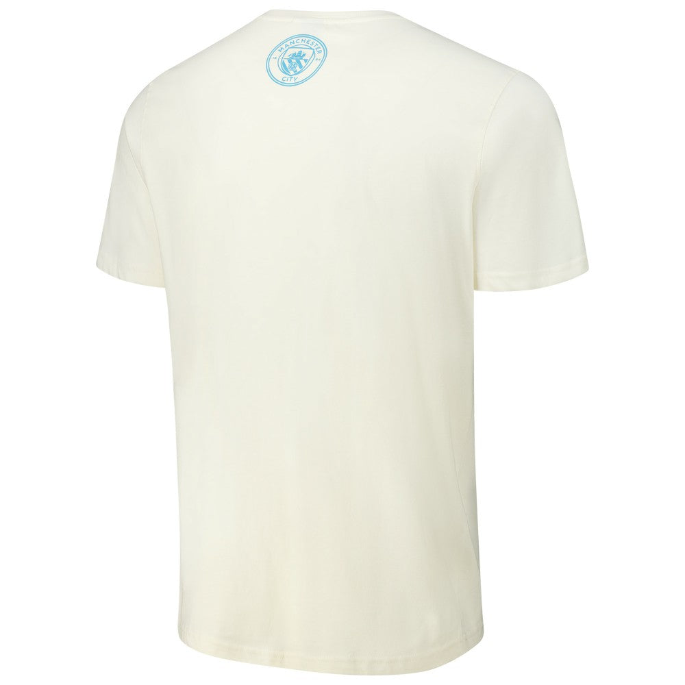 Manchester City Logo T-Shirt Cream - FIFA World CUP