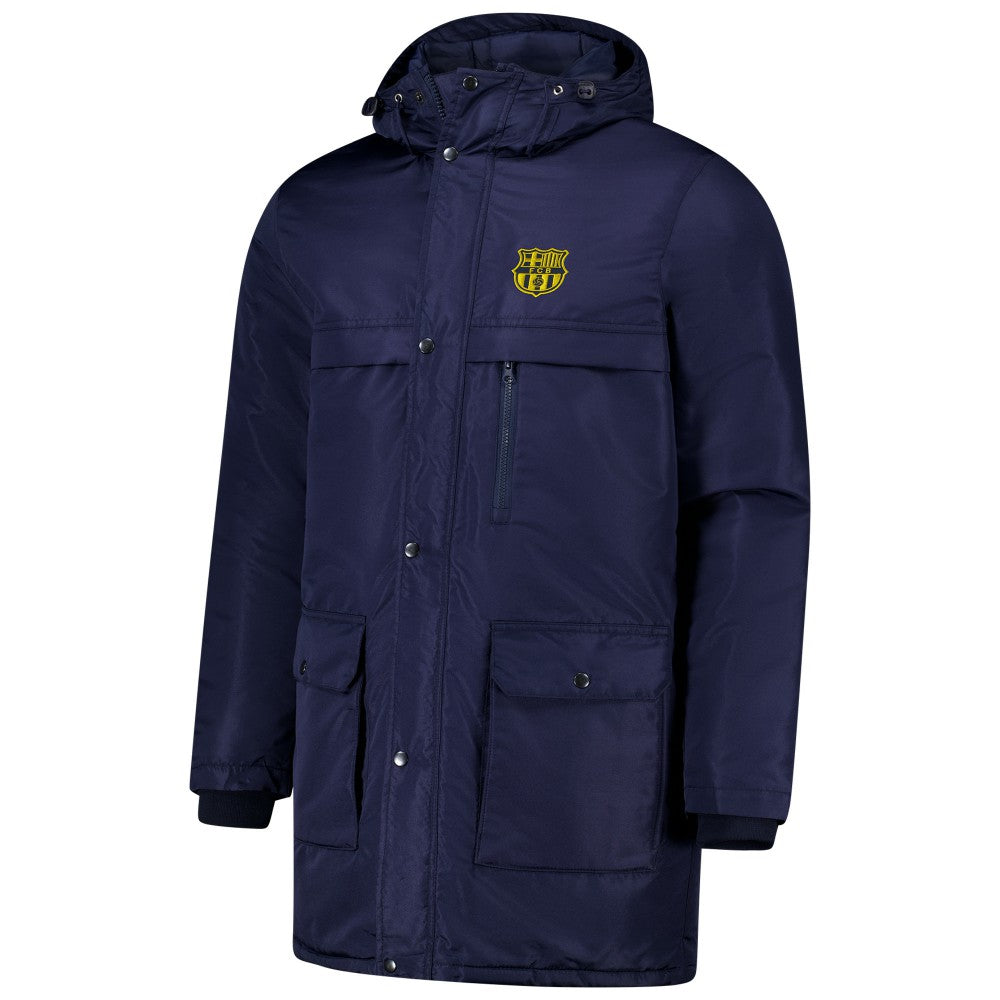 Barcelona Winter Field Park Full-Zip Hoodie Jacket Navy - FIFA World CUP