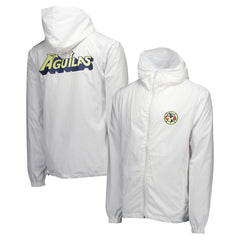 Club America Home Match Hoodie Full-Zip Windbreaker Jacket White - FIFA World CUP