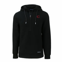 Cincinnati Reds Cutter & Buck City Connect Roam Eco Recycled Half-Zip Pullover Hoodie - MLB