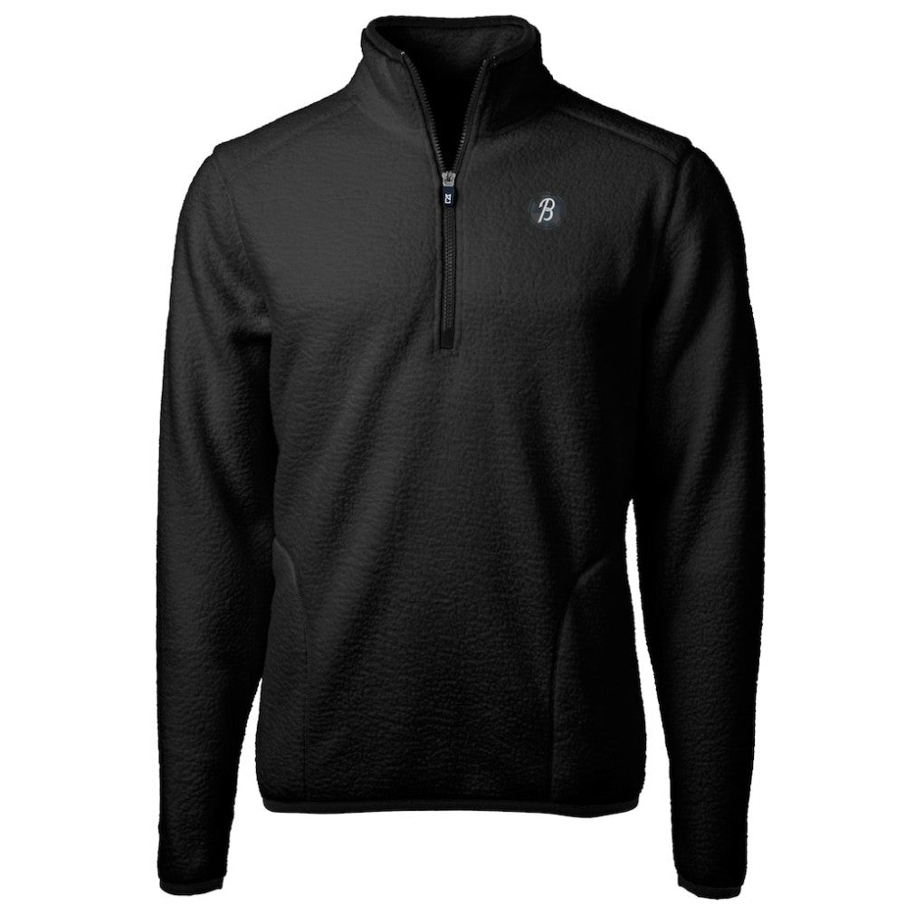 Baltimore Orioles Cutter & Buck City Connect Cascade Eco Sherpa Fleece Quarter-Zip Pullover Jacket - MLB