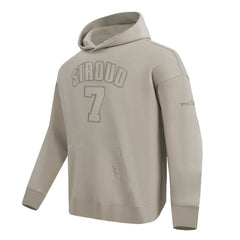 C.J. Stroud Houston Texans Pro Standard Player Name & Number Pullover Hoodie Tan | NFL