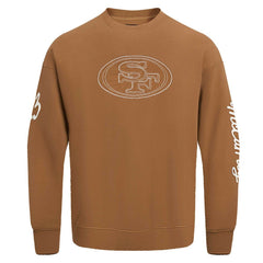 Christian McCaffrey San Francisco 49ers Pro Standard Pullover Crewneck Sweatshirt Brown | NFL