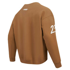 Christian McCaffrey San Francisco 49ers Pro Standard Pullover Crewneck Sweatshirt Brown | NFL