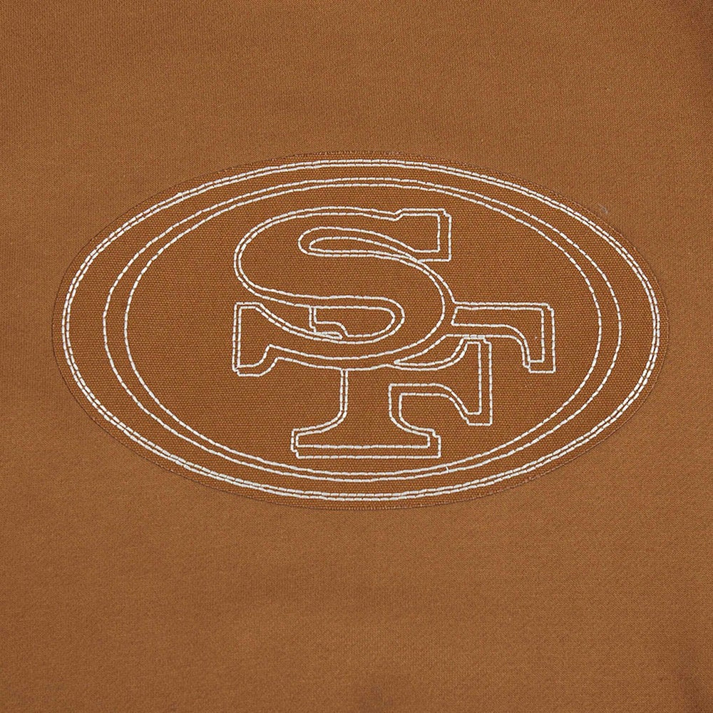 Christian McCaffrey San Francisco 49ers Pro Standard Pullover Crewneck Sweatshirt Brown | NFL