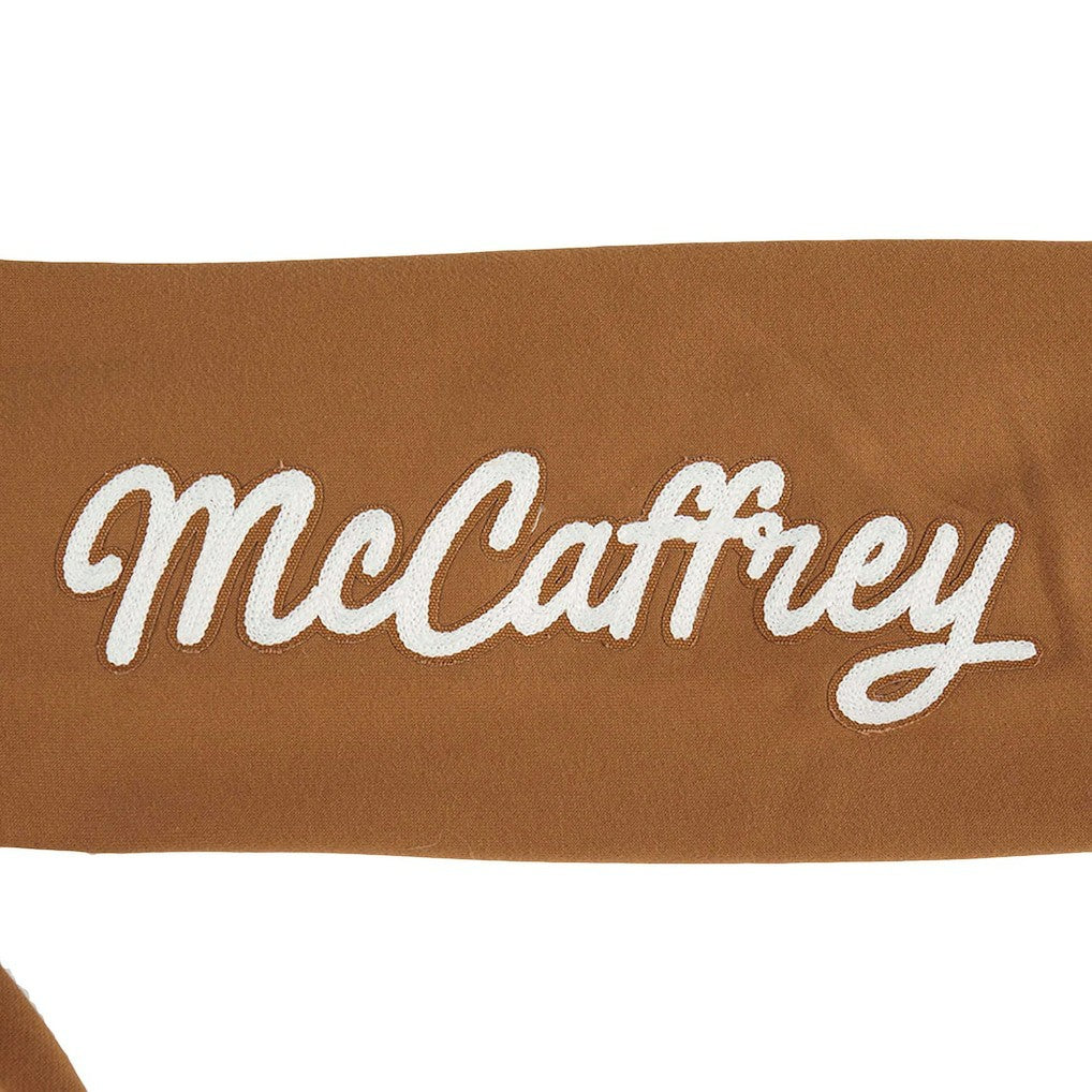 Christian McCaffrey San Francisco 49ers Pro Standard Pullover Crewneck Sweatshirt Brown | NFL