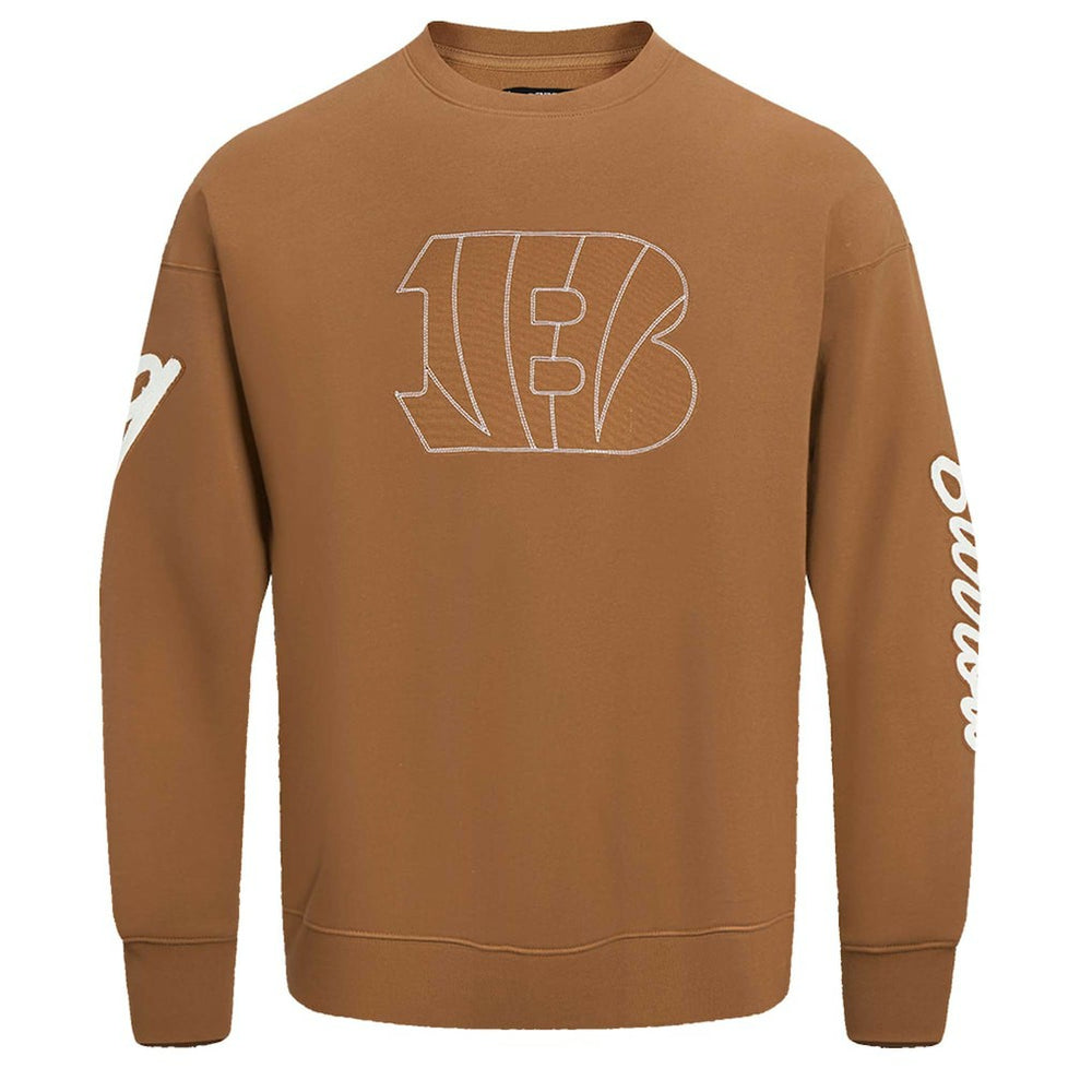 Joe Burrow Cincinnati Bengals Pro Standard Pullover Crewneck Sweatshirt Brown | NFL