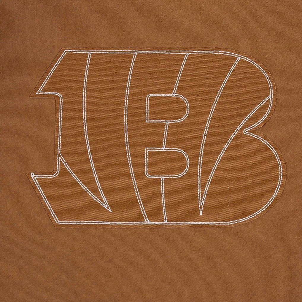 Joe Burrow Cincinnati Bengals Pro Standard Pullover Crewneck Sweatshirt Brown | NFL