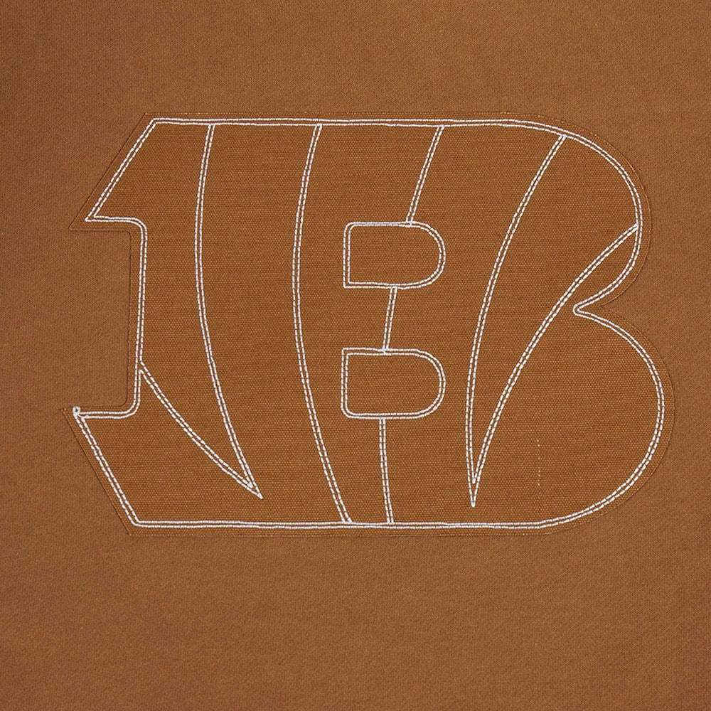 Joe Burrow Cincinnati Bengals Pro Standard Pullover Crewneck Sweatshirt Brown | NFL