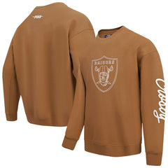 Maxx Crosby Las Vegas Raiders Pro Standard Pullover Crewneck Sweatshirt Brown | NFL