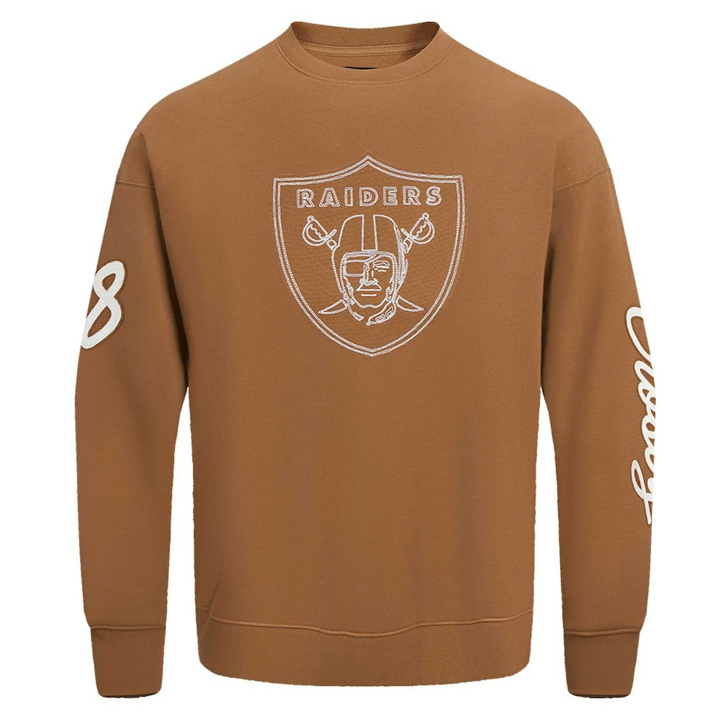 Maxx Crosby Las Vegas Raiders Pro Standard Pullover Crewneck Sweatshirt Brown | NFL