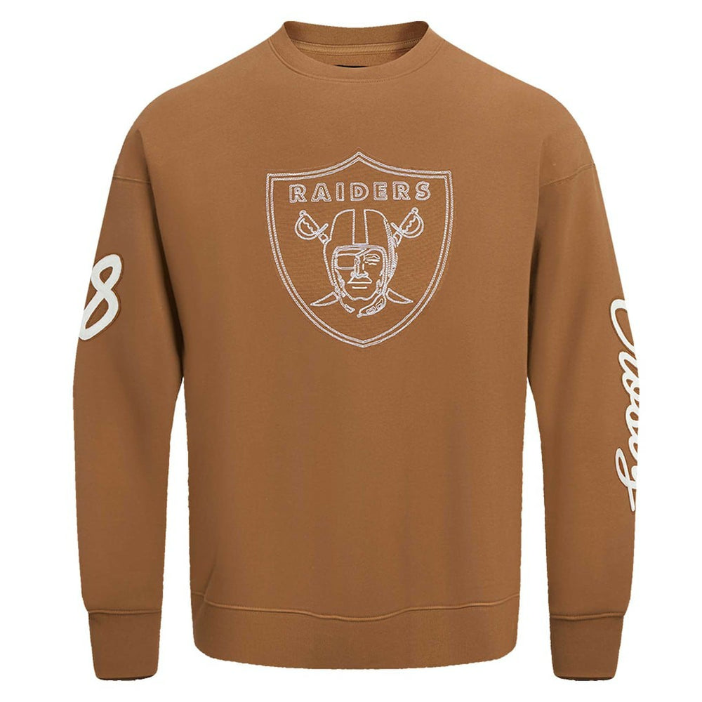 Maxx Crosby Las Vegas Raiders Pro Standard Pullover Crewneck Sweatshirt Brown | NFL