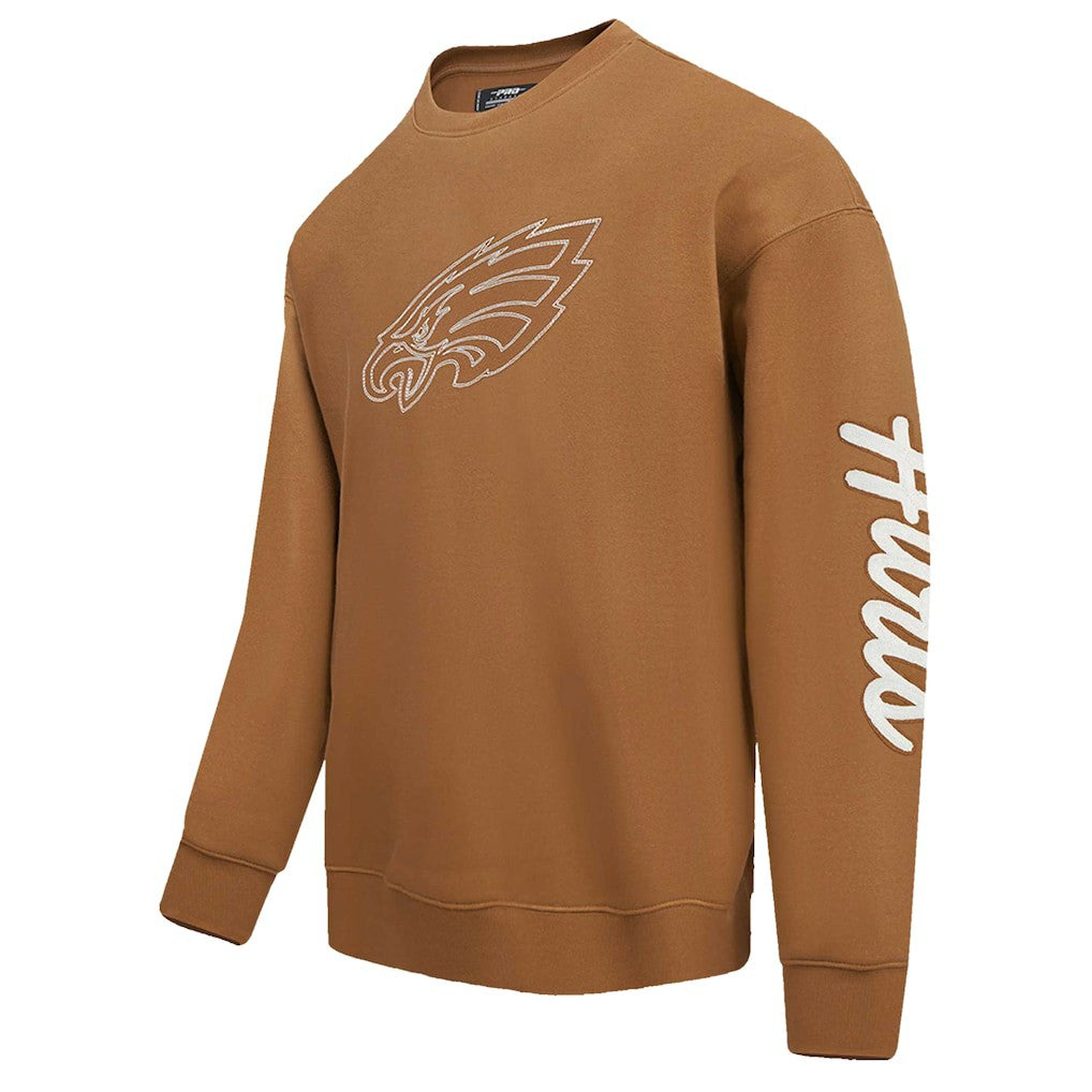 Jalen Hurts Philadelphia Eagles Pro Standard Pullover Crewneck Sweatshirt Brown | NFL