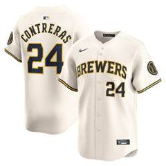 William Contreras Milwaukee Brewers Nike Home Limited Player Jersey - MLB