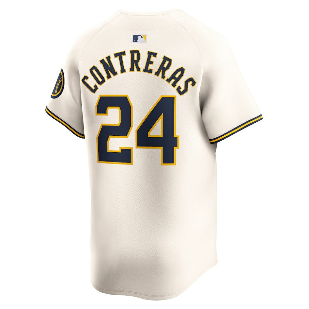 William Contreras Milwaukee Brewers Nike Home Limited Player Jersey - MLB