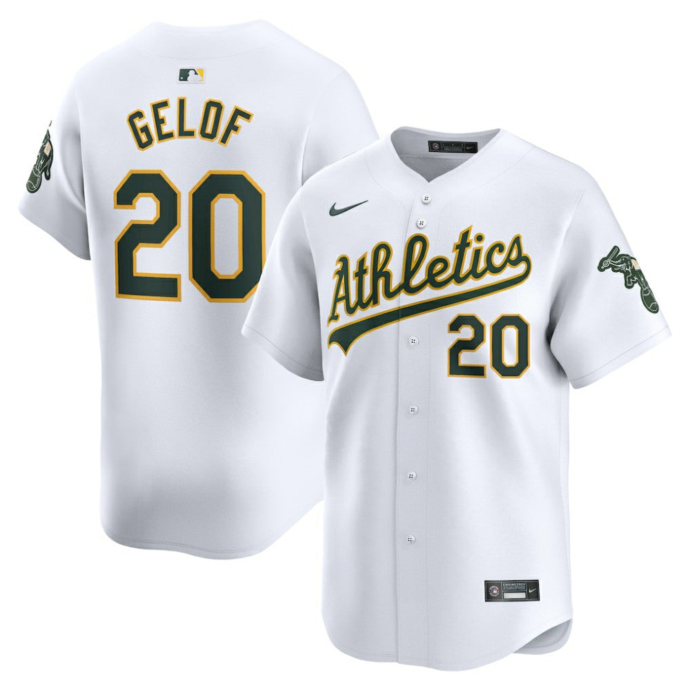 Zack Gelof Athletics Nike Home Limited Player Jersey - MLB