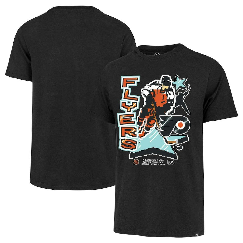 Philadelphia Flyers '47 Lamp Lighter Franklin T-Shirt - Black - NHL