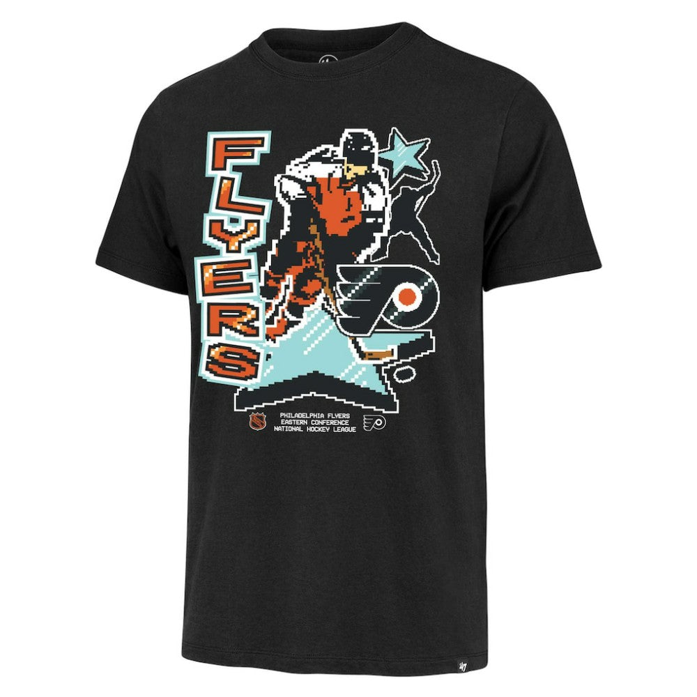 Philadelphia Flyers '47 Lamp Lighter Franklin T-Shirt - Black - NHL