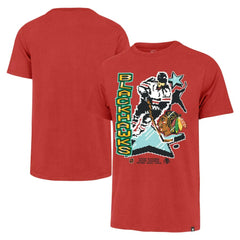 Chicago Blackhawks '47 Lamp Lighter Franklin T-Shirt - Red - NHL