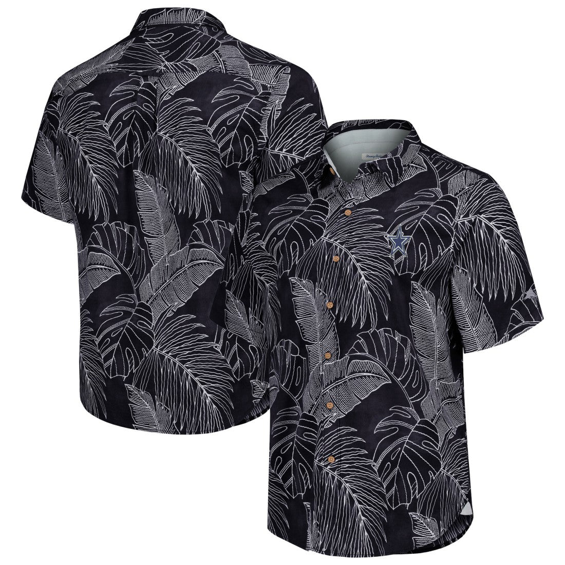 Dallas Cowboys Sport Vine Line Button-Down Shirt Navy | Tommy Bahama