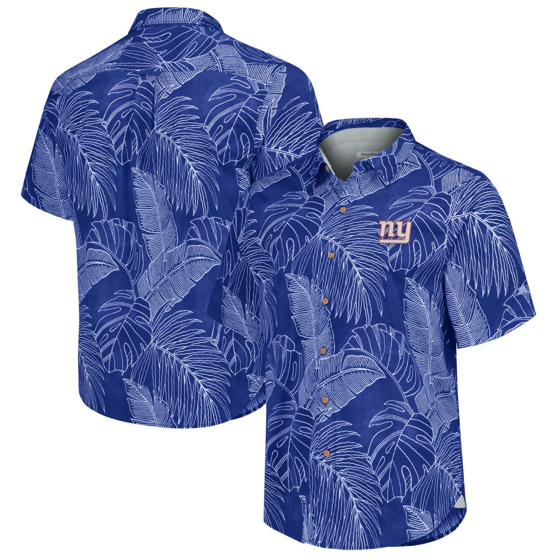 New York Giants Sport Vine Line Button-Down Shirt Royal | Tommy Bahama