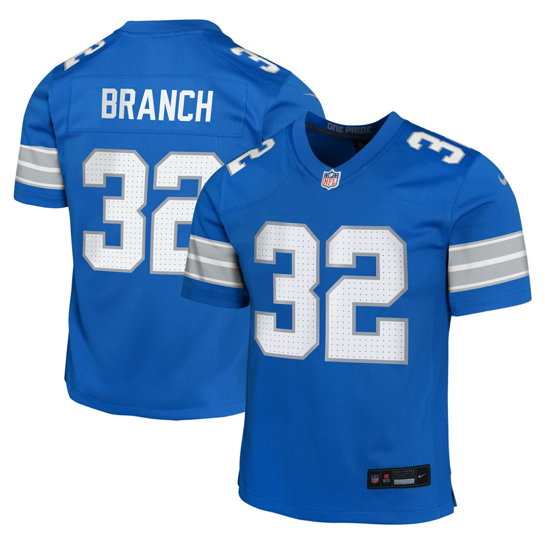 Brian Branch Detroit Lions Youth Game Jersey Blue | Nike for Sale