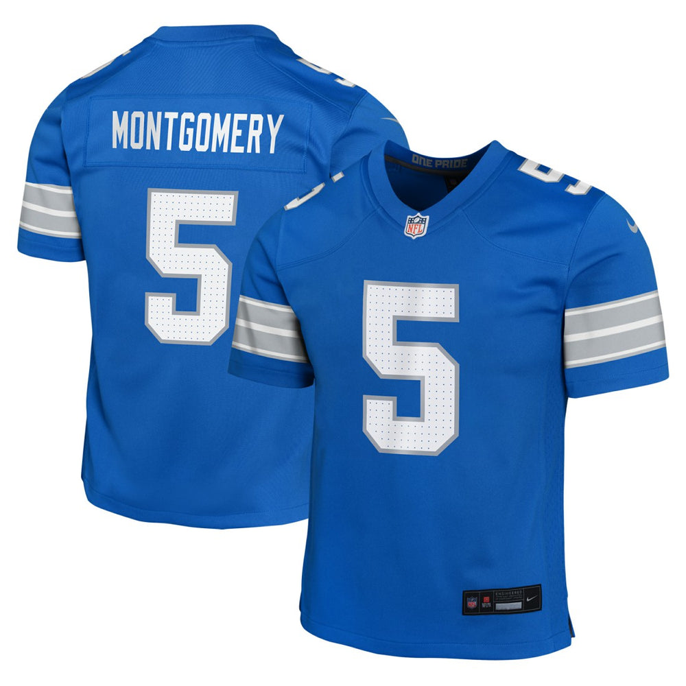 David Montgomery Detroit Lions Youth Game Jersey Blue | Nike for Sale