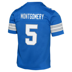 David Montgomery Detroit Lions Youth Game Jersey Blue | Nike for Sale