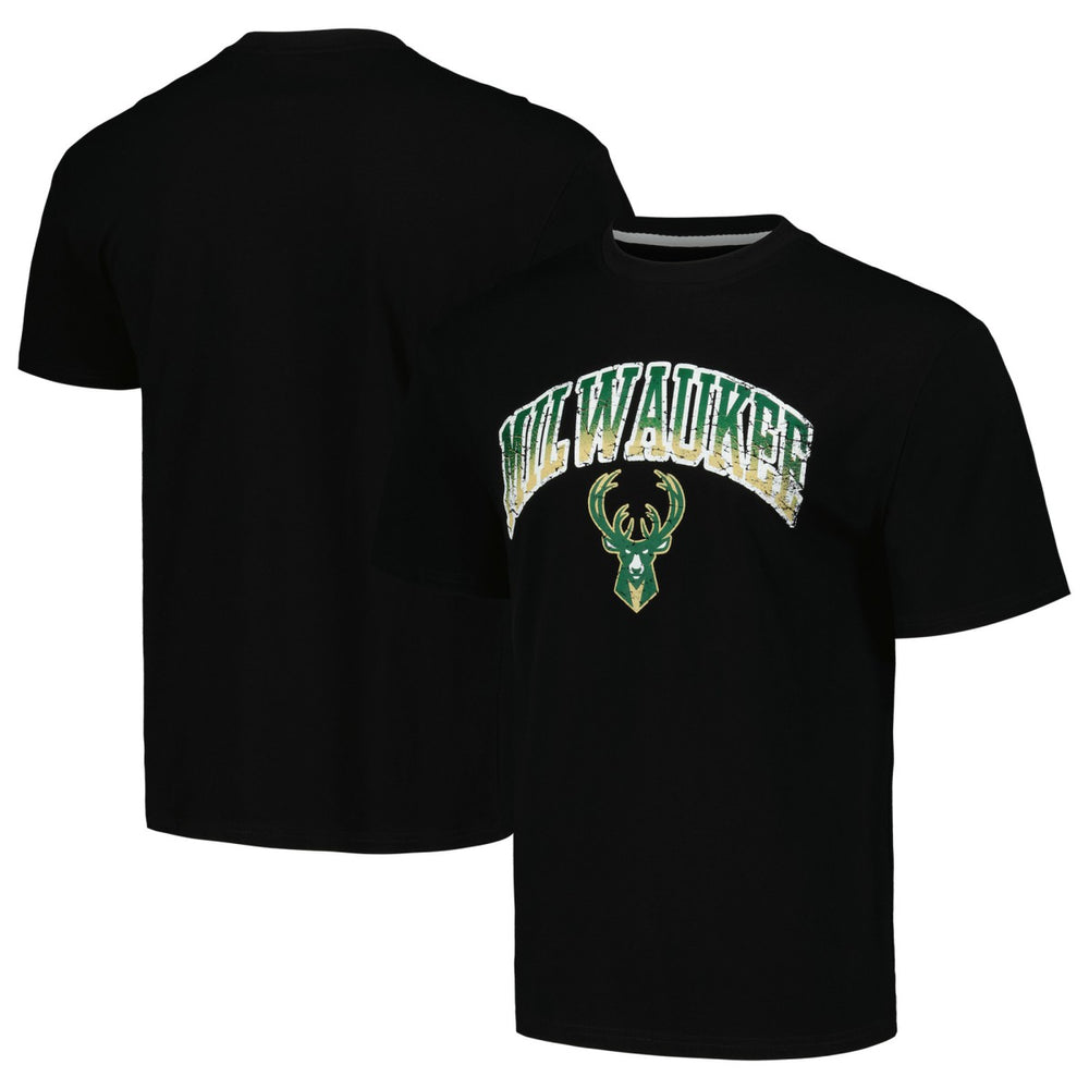 Milwaukee Bucks Stadium Essentials Unisex Terrace T-Shirt Black - NBA