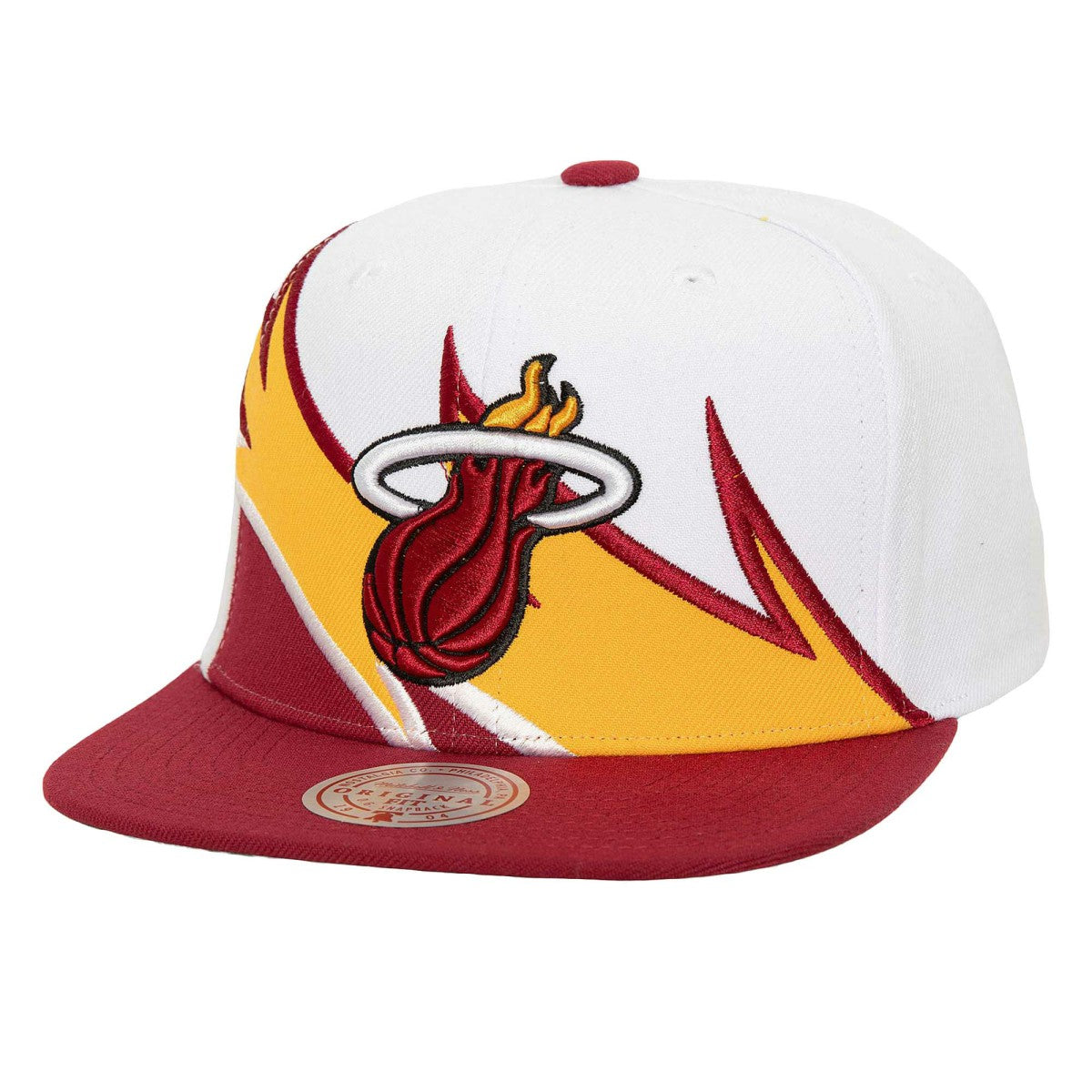 Miami Heat Waverunner Snapback Hat White/Red - NBA
