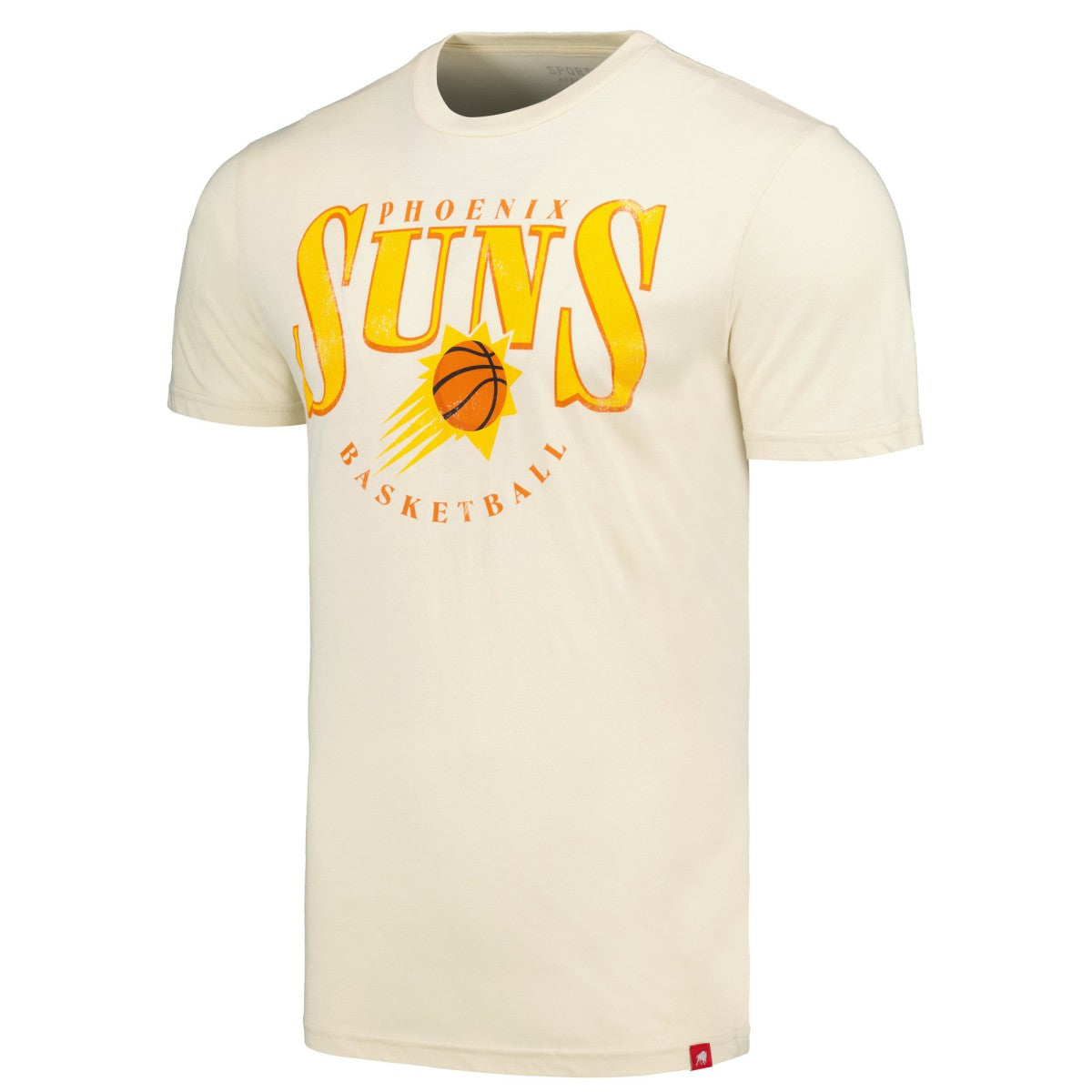 Phoenix Suns Sportiqe Unisex Sunburst Tri-Blend Comfy T-Shirt Cream - NBA